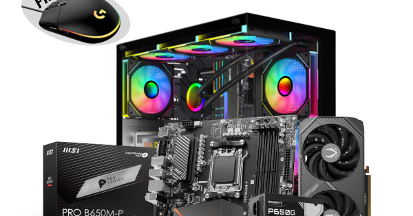 AMD Ryzen 5 7500F Processor With MSI B650M-P Motherboard PC